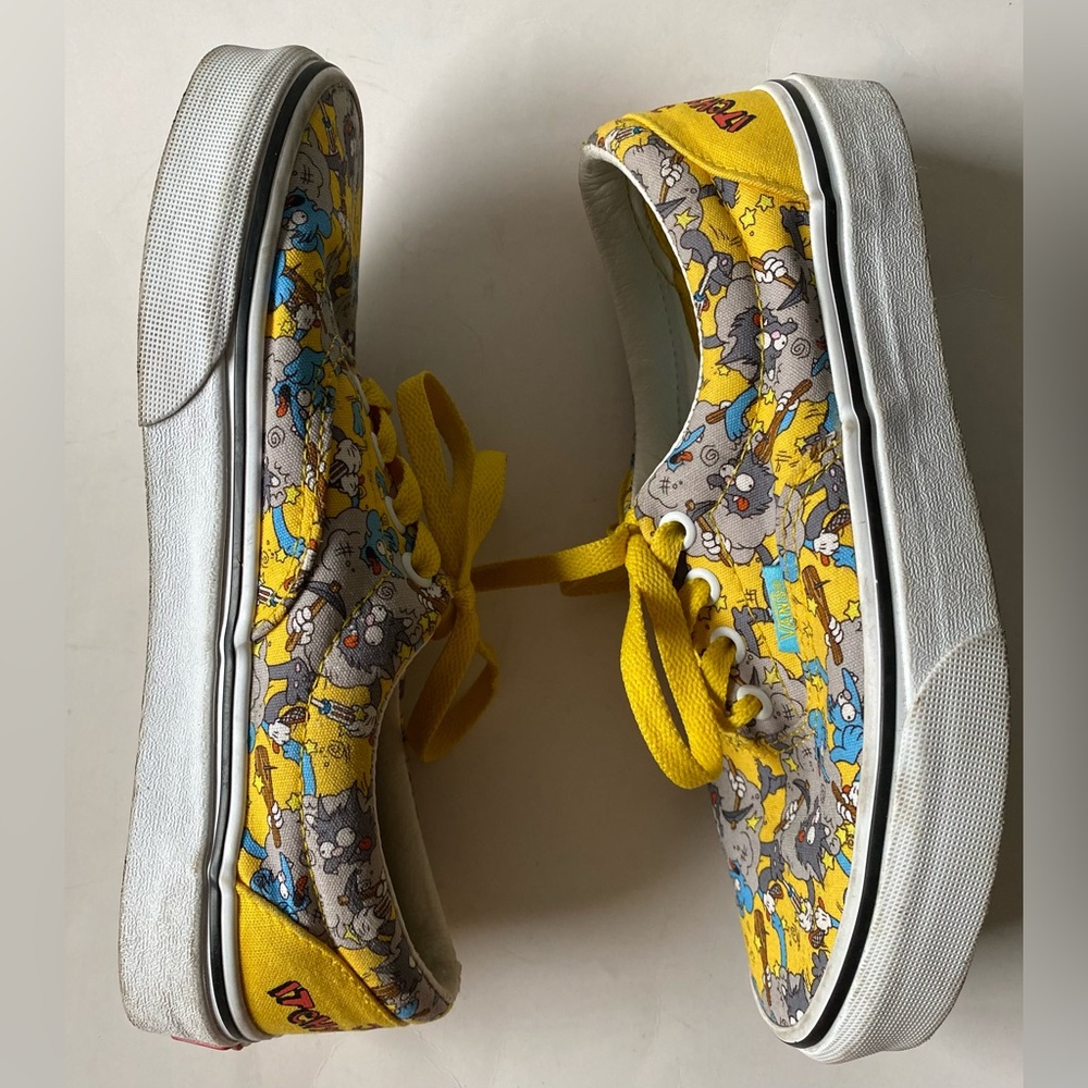 Vans The Simpsons Itchy and Scratchy Show Low Top Shoes Size 6.5 Cartoon 90s Y2K - Picture 9 of 16